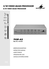 Monacor TVSP-43 Mode D'emploi