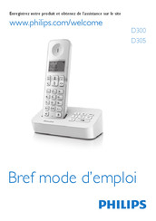 Philips D305 Mode D'emploi