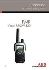 AEG PMR Voxtel R320 Guide D'utilisation