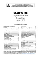 Cannondale scalpel 100 Manuel Du Propriétaire