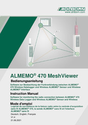 Ahlborn ALMEMO 470 MeshViewer Mode D'emploi