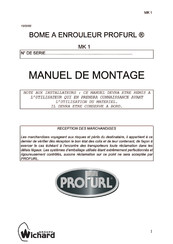 Wichard ProFurl MK 1 Manuel De Montage