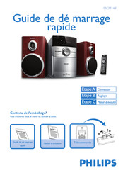 Philips MCM149/12 Guide De Démarrage Rapide