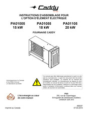 CADDY PA01055 Instructions D'assemblage