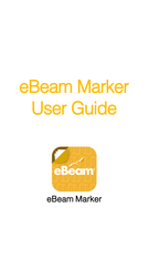 eBEAM SMARTMARKER Mode D'emploi