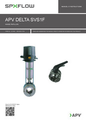 SPXFLOW APV DELTA SVS1F Manuel D'instructions