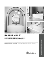 BainUltra BAIN DE VILLE 6632 Instructions D'installation