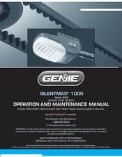 Genie SILENTMAX 1000 3042 Instructions D'installation