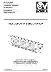 Vortice THERMOLOGIKA SOLEIL SYSTEM Notice D'emploi Et D'entretien