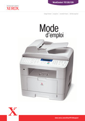 Xerox WorkCentre PE120 Mode D'emploi