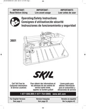 Skil 3601 Consignes D'utilisation/De Sécurité