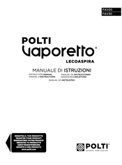 POLTI Vaporetto Lecoaspira FAV20 Manuel D'instructions