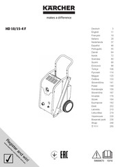 Kärcher HD 10/15-4 F Manuel D'utilisation