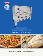 Bakers Pride Y600 Série Manuel D'opération