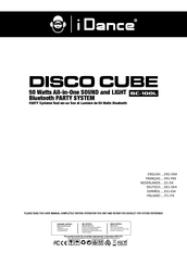 iDance DISCO CUBE BC-100L Manuel D'instructions