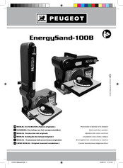 PEUGEOT EnergySand-100B Manuel D'utilisation