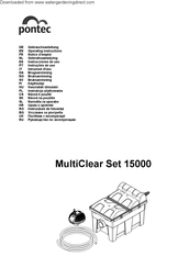 Pontec MultiClear Set 15000 Notice D'emploi