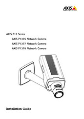 Axis P1378 Guide D'installation