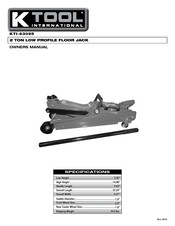 K Tool International KTI-63095 Manuel D'opération