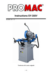 Promac SY-350V Instructions