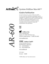 Arthrex AR-600 Guide D'utilisation