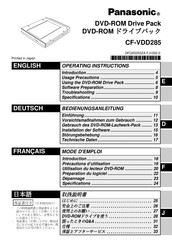 Panasonic CF-VDD285 Mode D'emploi