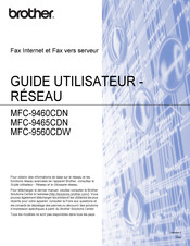 Brother MFC-9460CDN Guide Utilisateur Réseau