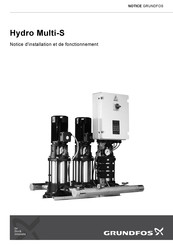 Grundfos Hydro Multi-S Notice D'installation Et De Fonctionnement