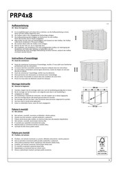 Der Holzwurm PRP4x8 Instructions D'assemblage