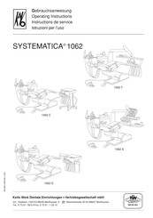 KaVo SYSTEMATICA 1062 Instructions De Service