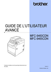 Brother MFC-9465CDN Guide De L'utilisateur Avancé