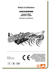 Amazone Cenius 3001 Notice D'utilisation