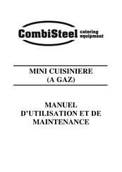 CombiSteel GRCY012G Manuel D'utilisation Et De Maintenance