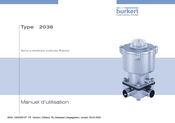 Burkert 2036 Manuel D'utilisation