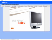 Philips 200P6IG/93 Mode D'emploi