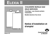 Chaffoteaux & Maury Elexia II FF Notice D'installation Et D'emploi