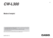 Casio CW-L300 Mode D'emploi
