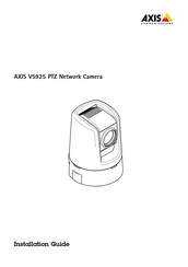 Axis V5925 PTZ Guide D'installation