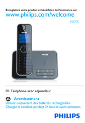 Philips ID555 Mode D'emploi