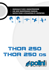 Polini THOR 250 ds Notice D'utilisation