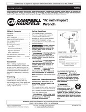 Campbell Hausfeld TL0502 Mode D'emploi