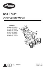 Ariens SNO-THRO 921006-ST1130DLE Mode D'emploi