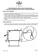 Osburn 2400 Instructions D'installation