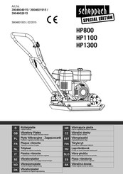 Scheppach HP1100 Mode D'emploi