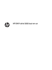 HP ENVY 5000 Série Mode D'emploi