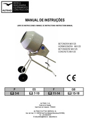 Altrad MIX125 Manuel D'instructions