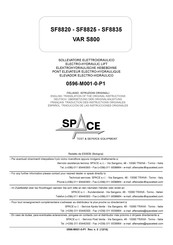 Space SF8820 Mode D'emploi