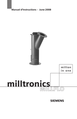 Siemens milltronicsMILLFLO Manuel D'instructions