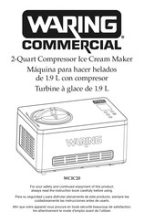 Waring Commercial WCIC20 Manuel