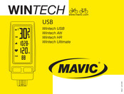 Mavic Wintech USB Manuel De L'utilisateur